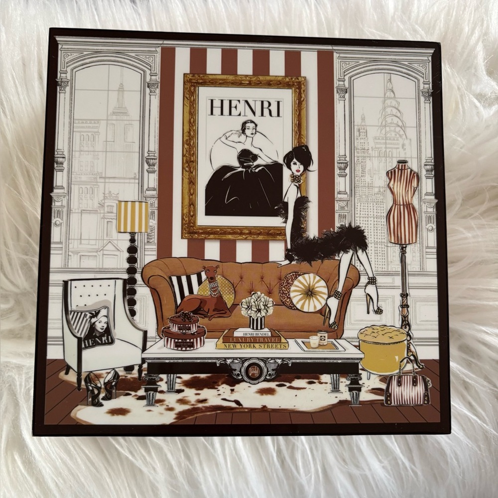 Vintage Henri Bendel Megan Hess Collection Jewelry Box
